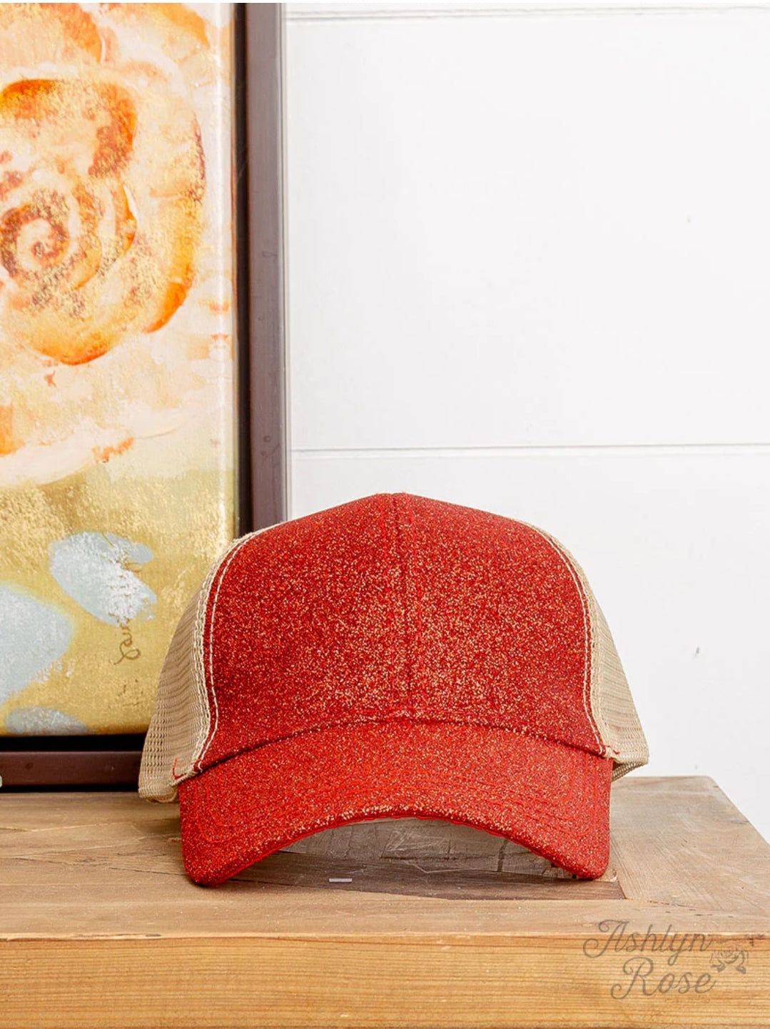 Red Glitter Hat