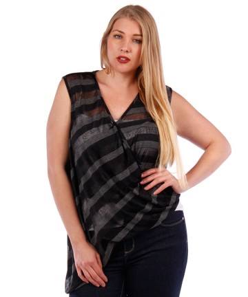 *Sleeveless Surplus Top