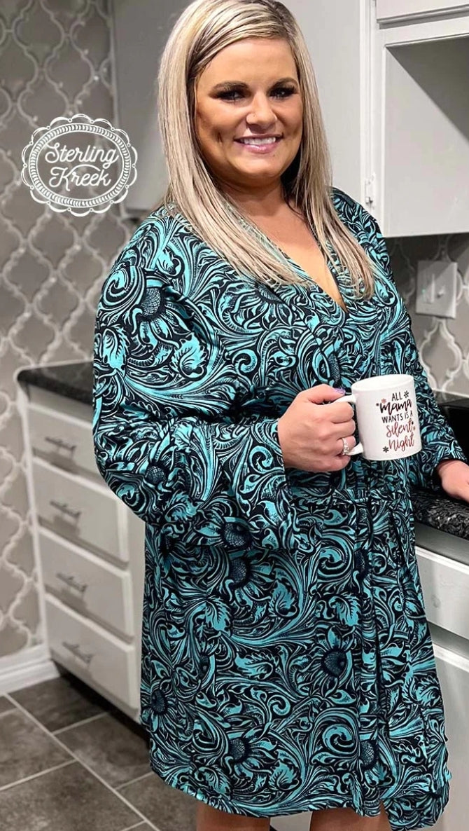 *Turquoise Dreams Robe