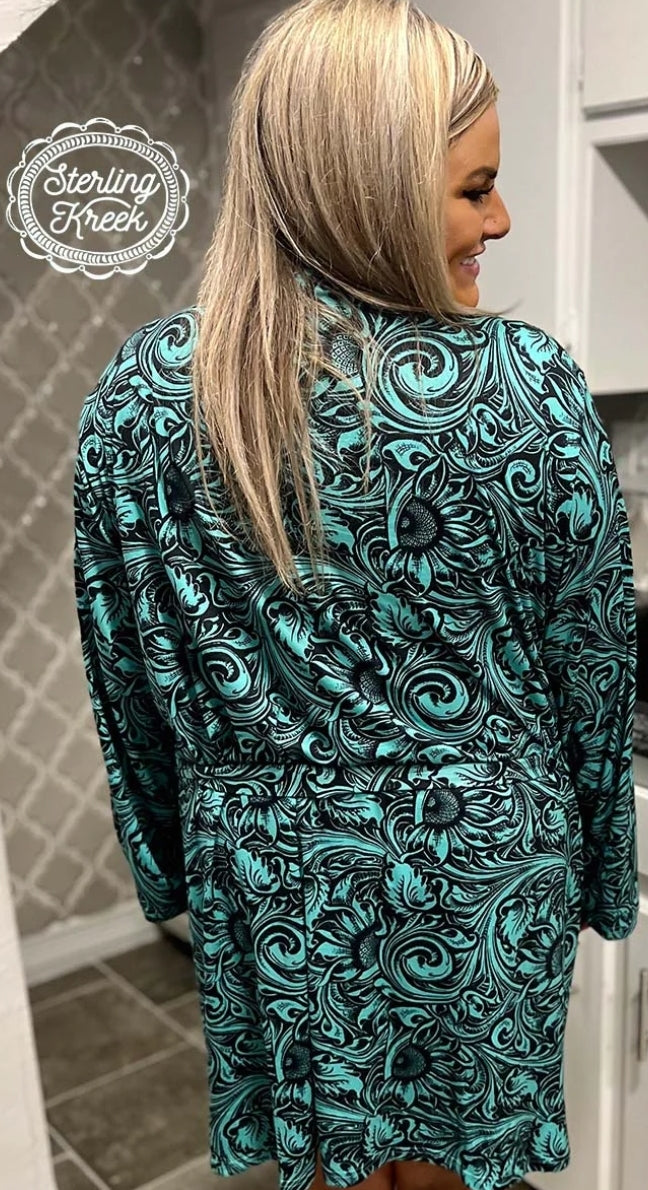 *Turquoise Dreams Robe